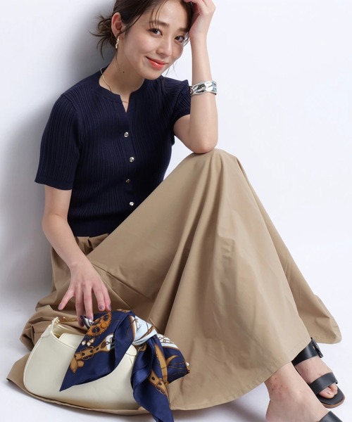 JUSGLITTY 半袖ワンピース 新品 ジャスグリッティー JUSGLITTY 半袖スキッパードッキング