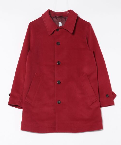 B.I.D.(ビーアイディー)の「《KATO(カトー)》182 ステンカラーショートコート(ステンカラーコート・メンズ・レッド・XS)」の1枚目の写真
