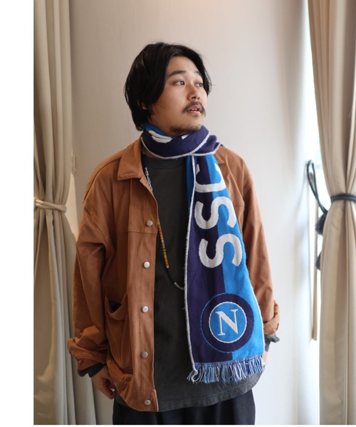 激レア SSCナポリ フットボールマフラー セリエA イタリア サッカー FOOTBALL GOODS】フットボールグッズ scarf セリアA SSC NAPOLI