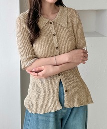 【apres jour clair】シアーポロニット