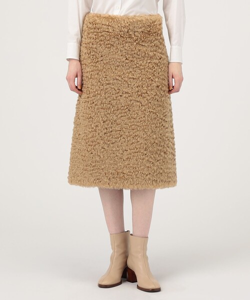 TOMORROWLAND (トゥモローランド)の「JIL SANDER SKIRT 70 トラペーズスカート(スカート・レディース・ベージュ・34)」の9枚目の写真