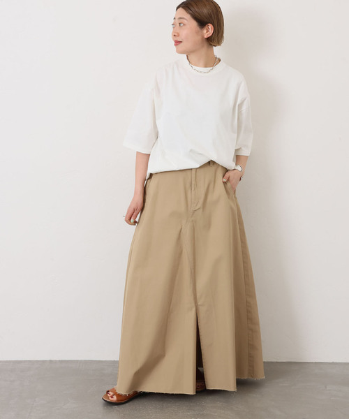 JOURNAL STANDARD LUXE（ジャーナルスタンダード　ラックス）の「バスクジャージー バルーンT（Tシャツ/カットソー・レディース・ダークブルー/ブラック/ホワイト・FREE）」の9枚目の写真