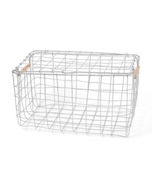 GEORGE'S（ジョージズ）の「リドワイヤーバスケット Ｌ（収納グッズ）」