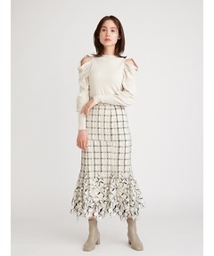 セール】MEDI MAKURAME KNIT SKIRT（スカート）｜Ameri（アメリ