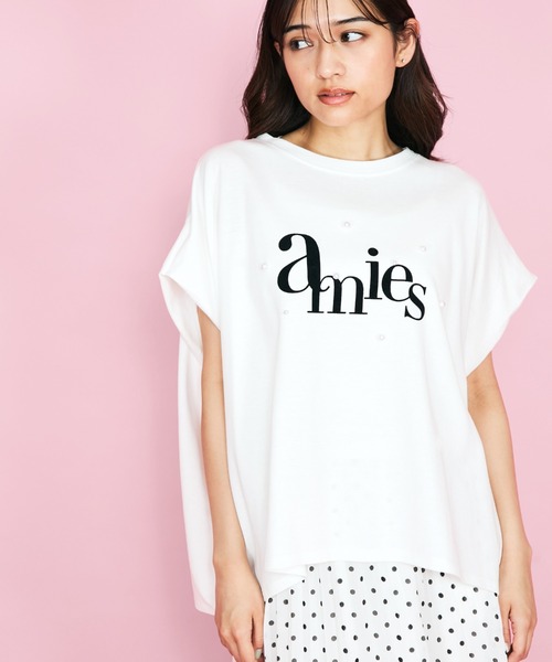 tシャツ パール*ロゴプリントボックスTシャツ「洗濯機で洗える」 レディース セール】パール*ロゴプリントボックスTシャツ≪洗濯機で洗える