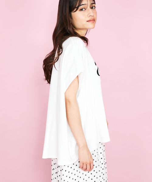 tシャツ パール*ロゴプリントボックスTシャツ「洗濯機で洗える」 レディース セール】パール*ロゴプリントボックスTシャツ≪洗濯機で洗える