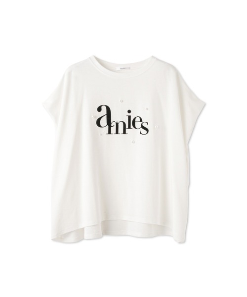 tシャツ パール*ロゴプリントボックスTシャツ「洗濯機で洗える」 レディース セール】パール*ロゴプリントボックスTシャツ≪洗濯機で洗える