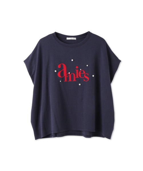 tシャツ パール*ロゴプリントボックスTシャツ「洗濯機で洗える」 レディース セール】パール*ロゴプリントボックスTシャツ≪洗濯機で洗える
