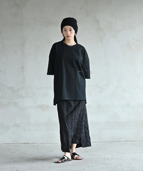 funda mine（ファンダマイン）の「【日本製】UNISEX マインドTシャツ（Tシャツ/カットソー・レディース・ブラック/ホワイト・02/01）」の7枚目の写真