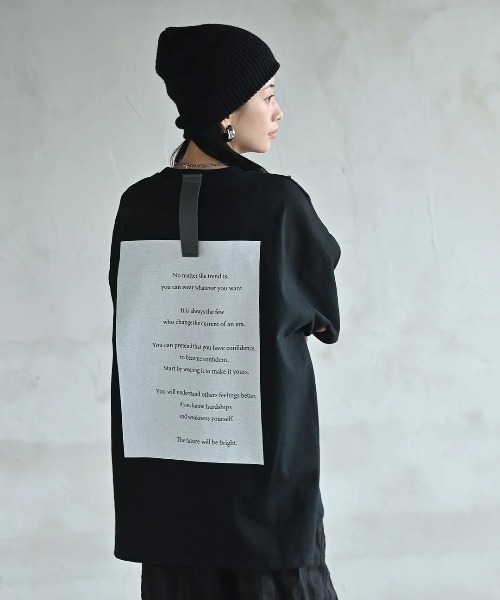 funda mine（ファンダマイン）の「【日本製】UNISEX マインドTシャツ（Tシャツ/カットソー・レディース・ブラック/ホワイト・02/01）」の8枚目の写真