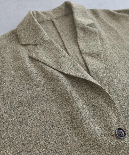 サマーツイードテーラードジャケット（テーラードジャケット）｜andme