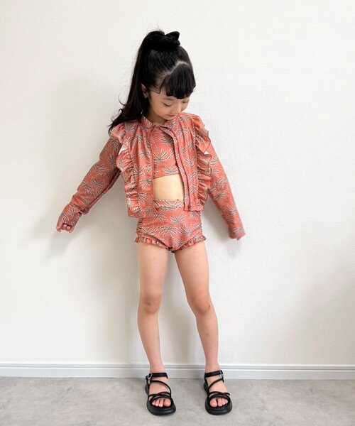 セール】【WEB限定】【KIDS】ポイントフリルクロップド丈