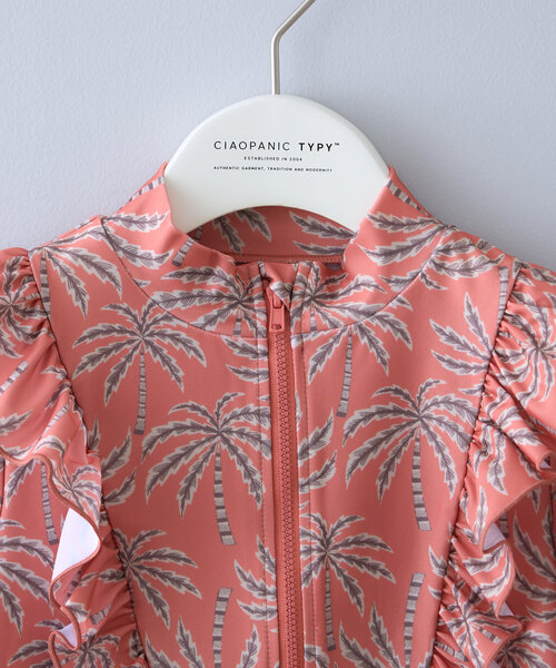 CIAOPANIC TYPY（チャオパニックティピー）の「【WEB限定】【KIDS】ポイントフリルクロップド丈ラッシュガード（ラッシュガード・キッズ・グリーン/オレンジ・MEDIUM/LARGE/SMALL/X-LARGE/XX-LARGE）」の16枚目の写真