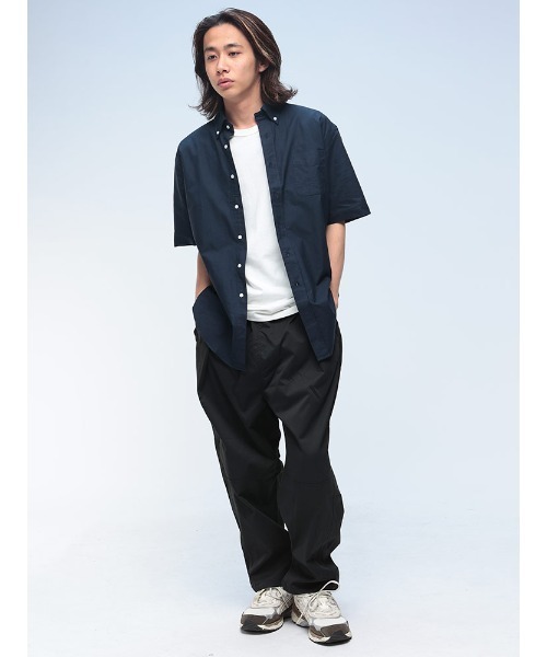 SAKAZEN(サカゼン)の「CREW ナチュラルストレッチ ボタンダウン 半袖 オックスシャツ(シャツ/ブラウス・メンズ・サックスブルー/ホワイト/ピンク/ネイビー・M/L/LL)」の8枚目の写真
