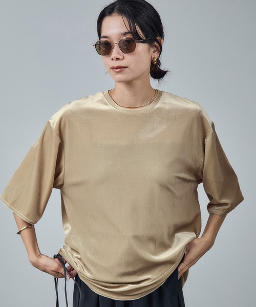ペテロ SALON adam et rope'｜トリアセベロアボックスTシャツ