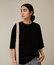 SALON adam et rope' | トリアセベロアボックスTシャツ［セットアップ対応］(Tシャツ/カットソー)