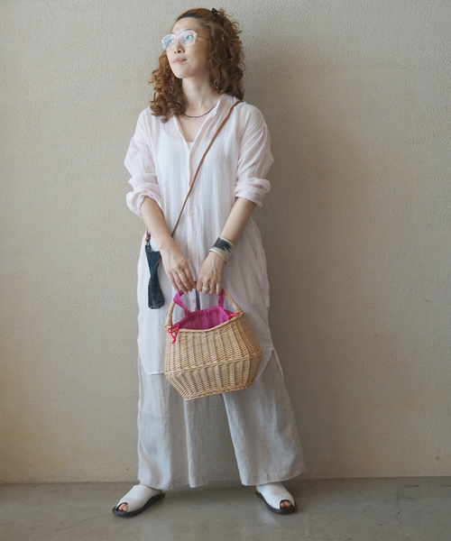 journal standard luxe SUNDAY 2タックパンツ セール】60リネンガーゼ タックパンツ（その他パンツ）｜JOURNAL