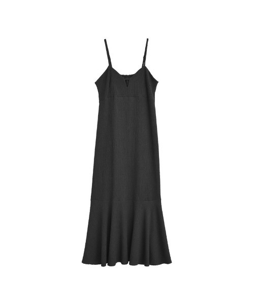 リボン カットジャガード コンビ ワンピース ‐ウォッシャブル‐ 新作　2025 リボン カットジャガード コンビ ワンピース ‐ウォッシャブル