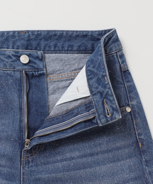 U by SPICK&SPAN(ユーバイスピックアンドスパン)の「グリッタールーズバギーデニム(デニムパンツ・レディース・ブルー・36/38/34)」の20枚目の写真