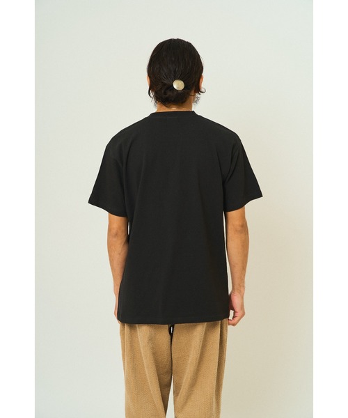 BIG MIKE(ビッグマイク)の「BIG MIKE ビッグマイク ラグジュアリー ロゴ プリント 半袖Tシャツ // 102528601(Tシャツ/カットソー・メンズ・スカイブルー/ブラック・MEDIUM/LARGE/X-LARGE)」の6枚目の写真