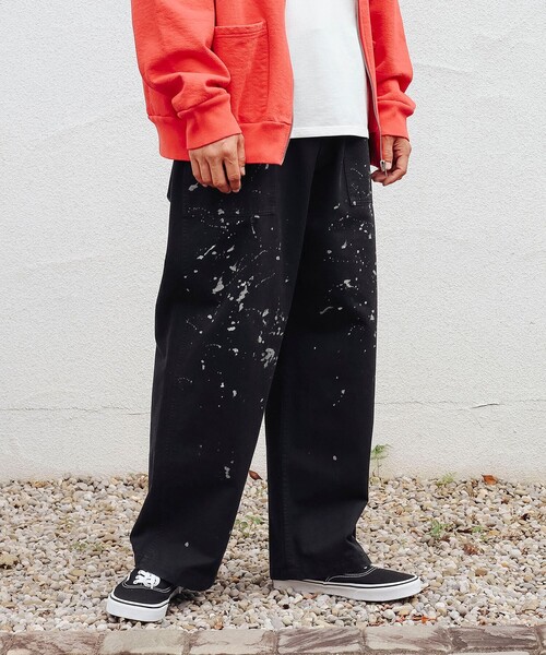 B:MING by BEAMS（ビーミングバイビームス）の「ペイント ベイカー パンツ（その他パンツ・メンズ・ブラック/オリーブ・S/M/L/XL）」の20枚目の写真