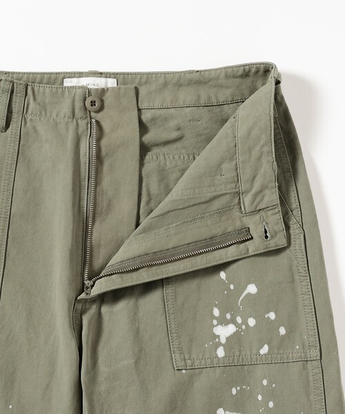 B:MING by BEAMS（ビーミングバイビームス）の「ペイント ベイカー パンツ（その他パンツ・メンズ・ブラック/オリーブ・S/M/L/XL）」の10枚目の写真