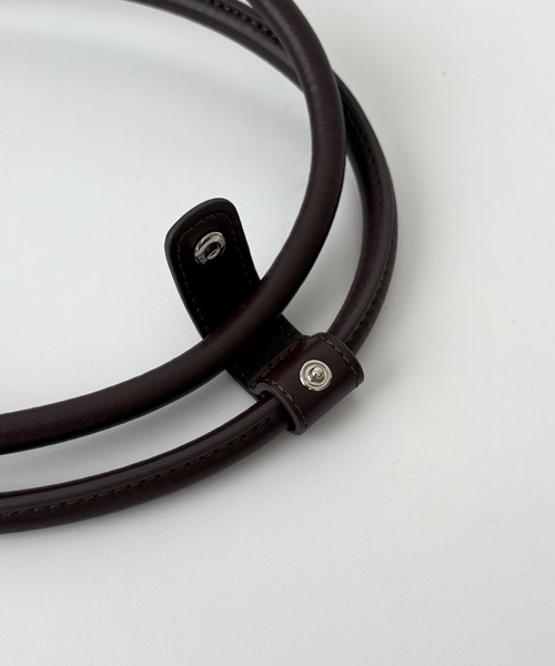 CANAL JEAN（キャナルジーン）の「diggity　スウェードボストンバッグ（ボストンバッグ・レディース・ブラウン・ONE SIZE）」の6枚目の写真