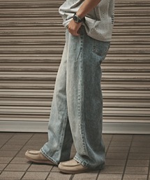Washed Vintage-Like Denim Pants / ウォッシュ加工 ヴィンテージライクデニムパンツ メンズ 秋物 秋服 2026年秋冬