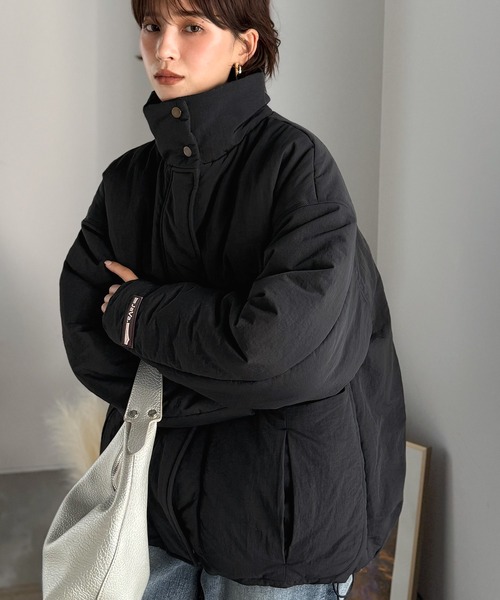 ジャケット・アウター CREW NECK BLOUSON セール】《JaVaジャバコラボ》 ヘビロテ確定♪ゆったり暖か一軍