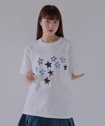 Uenui | 【 cunii 】 ステッチスター刺繍Tシャツ(Tシャツ/カットソー)