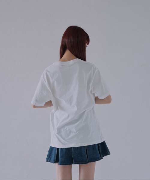 Uenui（ウニュイ）の「【 cunii 】 ステッチスター刺繍Tシャツ（Tシャツ/カットソー・レディース・ホワイト・FREE）」の16枚目の写真