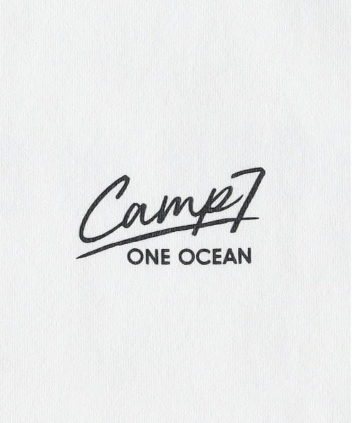 CAMP7(キャンプセブン)の「CAMP7(キャンプ7)【ONE OCEAN】プリントノースリーブTシャツ(タンクトップ・メンズ・ブラック/ホワイト・L/XL/M)」の7枚目の写真