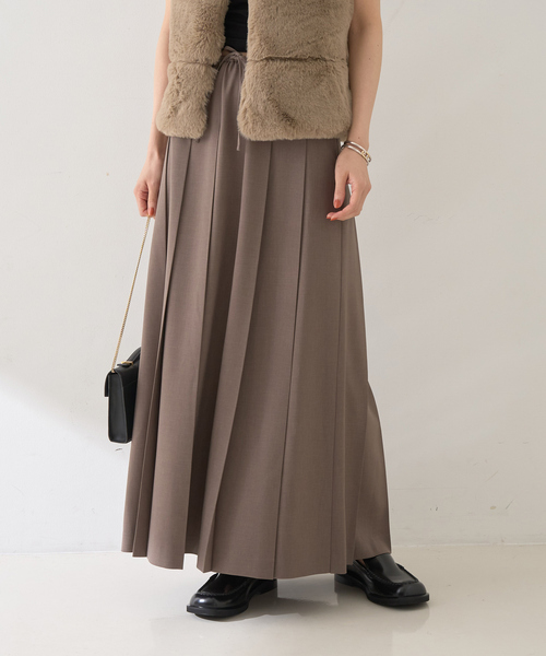 セール】プリーツロングスカート（スカート）｜Rouge vif（ルージュ