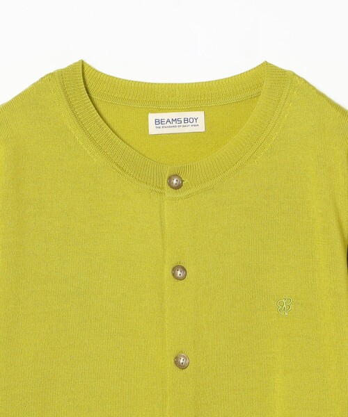 BEAMS BOY（ビームスボーイ）の「【2/5再値下げ】12ゲージ BB エンブロイダリー カーディガン（カーディガン/ボレロ・レディース・ブルー/ミント/チャコールグレー/レッド・1/2）」の10枚目の写真