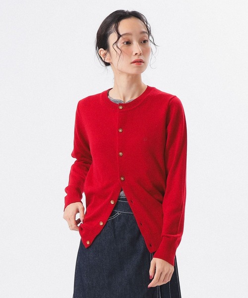 BEAMS BOY（ビームスボーイ）の「【2/5再値下げ】12ゲージ BB エンブロイダリー カーディガン（カーディガン/ボレロ・レディース・ブルー/ミント/チャコールグレー/レッド・1/2）」の4枚目の写真