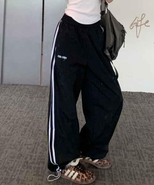 SallyLunn（サリーラン）の「サイドストライプイージーパンツ（その他パンツ・レディース・ホワイト/ネイビー/ブラック/イエロー・LARGE/MEDIUM）」の14枚目の写真