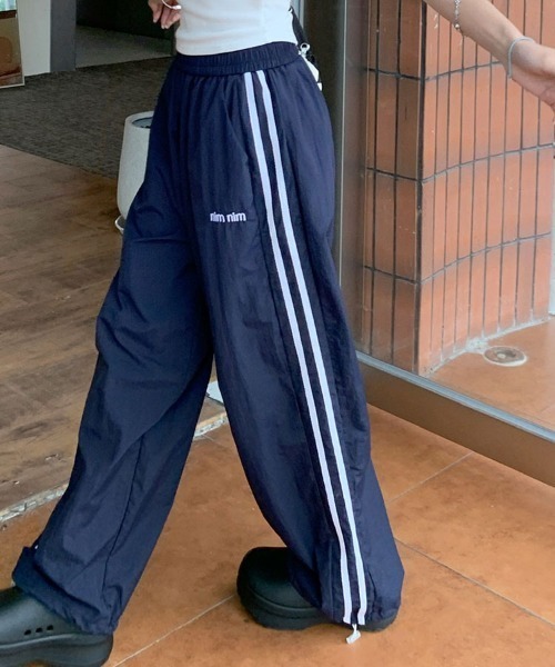 SallyLunn（サリーラン）の「サイドストライプイージーパンツ（その他パンツ・レディース・ホワイト/ネイビー/ブラック/イエロー・LARGE/MEDIUM）」の7枚目の写真