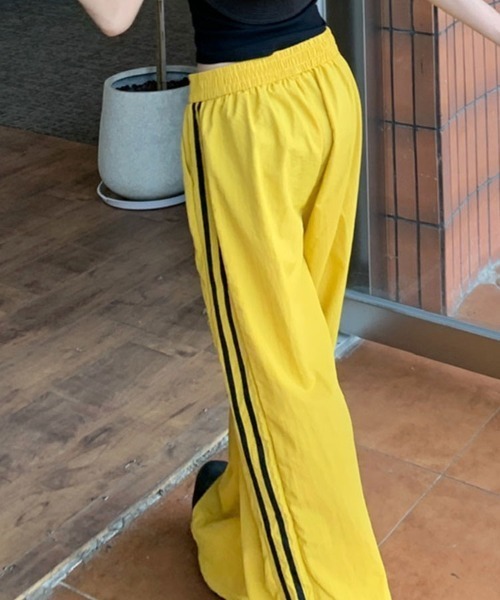 SallyLunn（サリーラン）の「サイドストライプイージーパンツ（その他パンツ・レディース・ホワイト/ネイビー/ブラック/イエロー・LARGE/MEDIUM）」の5枚目の写真