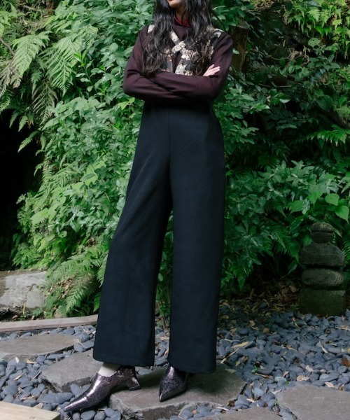 乱痴気 ジャンプスーツ つなぎ ブラック 乱痴気 ジャンプスーツ つなぎ ブラック