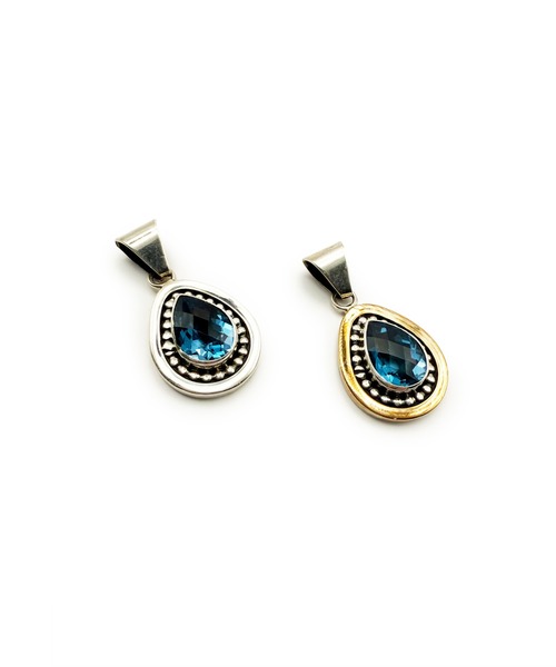 Indian Jewelry（インディアンジュエリー）の「THEATER シアター ティアシェイプネイティブデザインジルコニアダントトップ Made in USA（チャーム・レディース・シルバー・FREE）」の6枚目の写真