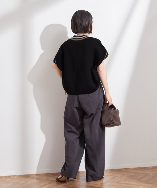 journal standard L'essage(ジャーナルスタンダードレサージュ)の「ラインベスト(ベスト・レディース・ブラック/アイボリー・FREE)」の18枚目の写真