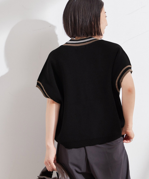 journal standard L'essage(ジャーナルスタンダードレサージュ)の「ラインベスト(ベスト・レディース・ブラック/アイボリー・FREE)」の16枚目の写真