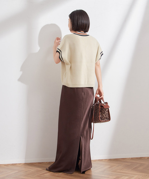 journal standard L'essage(ジャーナルスタンダードレサージュ)の「ラインベスト(ベスト・レディース・ブラック/アイボリー・FREE)」の14枚目の写真