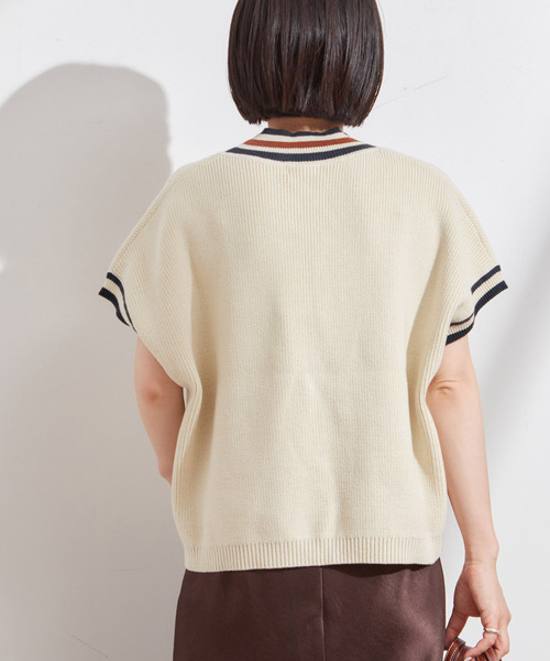 journal standard L'essage(ジャーナルスタンダードレサージュ)の「ラインベスト(ベスト・レディース・ブラック/アイボリー・FREE)」の13枚目の写真