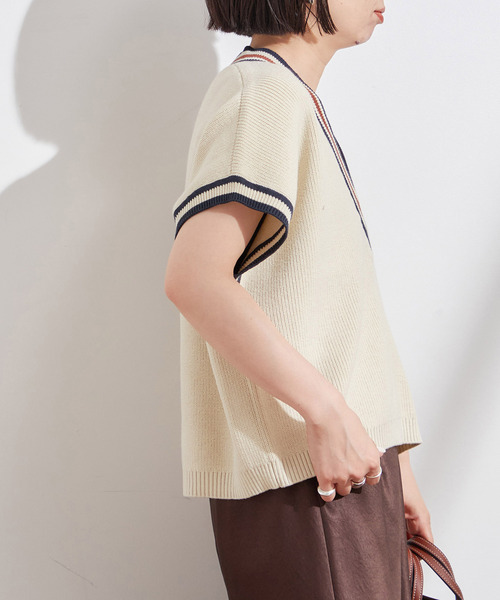 journal standard L'essage(ジャーナルスタンダードレサージュ)の「ラインベスト(ベスト・レディース・ブラック/アイボリー・FREE)」の12枚目の写真