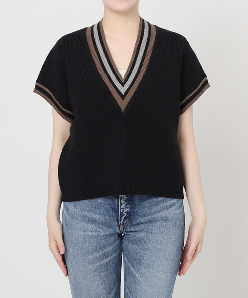 journal standard L'essage(ジャーナルスタンダードレサージュ)の「ラインベスト(ベスト・レディース・ブラック/アイボリー・FREE)」の11枚目の写真