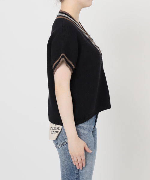 journal standard L'essage(ジャーナルスタンダードレサージュ)の「ラインベスト(ベスト・レディース・ブラック/アイボリー・FREE)」の8枚目の写真