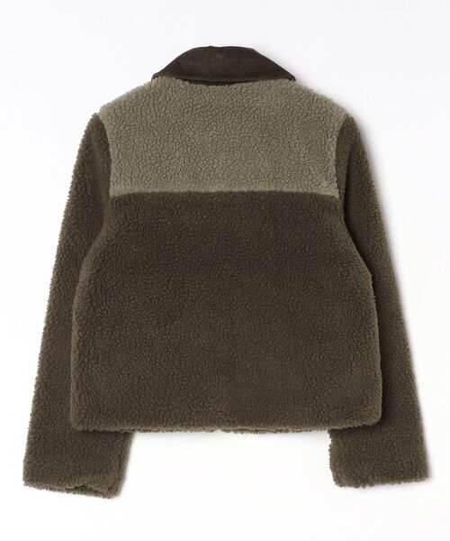 Barbour(バブアー)の「Malena クロップド フリース(レディース)(ブルゾン・レディース・ベージュ/オリーブ・8/10)」の18枚目の写真