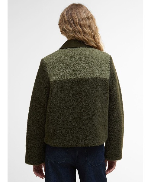 Barbour(バブアー)の「Malena クロップド フリース(レディース)(ブルゾン・レディース・ベージュ/オリーブ・8/10)」の10枚目の写真