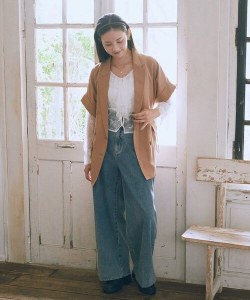 earth music&ecology フリーサイズ earth music&ecology｜フロントZIPティアードスカート | Rakuten